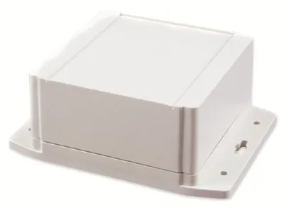 Produktbild von HAMMOND Universal-Gehäuse,1555NF42GY, ABS, lichtgrau, IP66, 120x121x62 mm