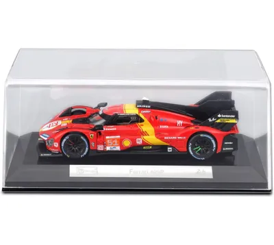 Zdjęcie produktu dla BBURAGO Ferrari 499P, Model samochodu sportowego, Wstępnie zmontowany, 1:43, Ferrari 499P (2023) #51, Każda płeć, Metal, Plastik