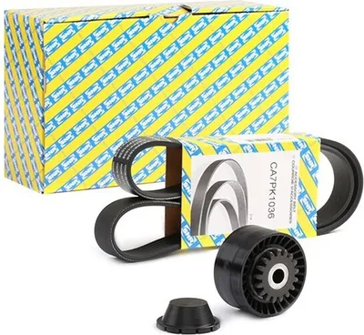 Produktbild von NTN SNR KA855.15 Keilrippenriemensatz für RENAULT Clio III Schrägheck (BR0/1, CR0/1) TWINGO II (CN0) Clio IV Schrägheck (BH) MODUS / GRAND MODUS