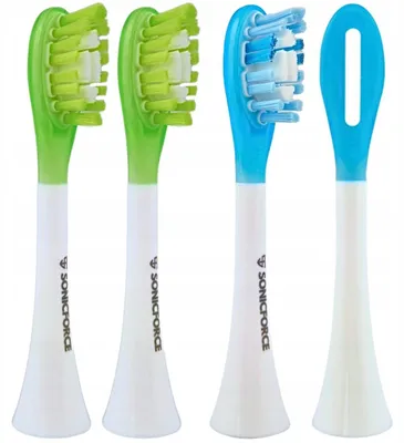 Produktbild von SonicForce Ersatzköpfe weiß für Vitammy Pearl+ 4er Pack