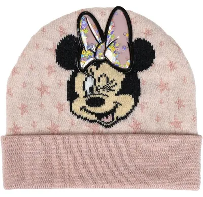 Image de Bonnet enfant Minnie Mouse Rose