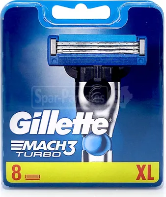 Produktbild von Gillette Mach 3 Turbo 3D Motion Rasierklingen, 8er Pack