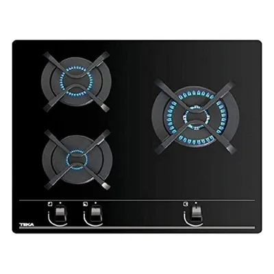 Obrázek produktu pro Teka GBC 63010, Černá, Vestavěné, 60 cm, Plynový, Sklo, 3 zóna/zón