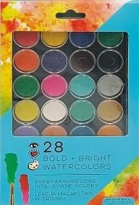 Image de Peinture aquarelle 28 couleurs