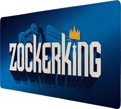 Produktbild von Zockerking Krone Schreibtischunterlage 89x40cm XXL Mauspad