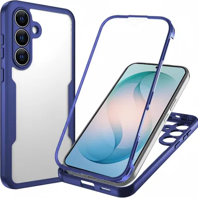 Obrázok produktu pre Techsuit – ColorVerse 360 Series + Screen Protector 360° ochranné puzdro s ochranou displeja pre Samsung Galaxy S26 Plus – modré