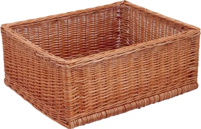 Produktbild von Regalkorb, braun, Vollweide, Schrankkorb, Auslagekorb, 40cm x 50cm x 20cm