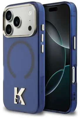 Immagine prodotto di Custodia Karl Lagerfeld Iml K Head Logo      Magsafe per iPhone 17 Pro Blu