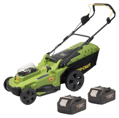 Produktbild von Procraft PLM22bb Akku Rasenmäher 40 V ( 2x 20 V ) 430 mm Brushless + 2x Akku 4,0 Ah - ohne Ladegerät