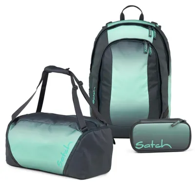 Produktbild von Satch Air Gradient Mint Schulrucksack Set 3tlg.