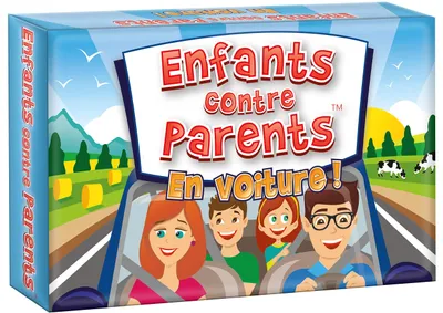 Produktbild von Reisespiel Kinder gegen Eltern, Quiz Kartenspiel, für unterwegs, 1 Set