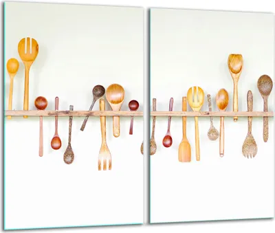 Image de Plaques de recouvrement pour cuisinière 2 pièces 30x52 Couverture de plaque vitrocéramique Cuisine
