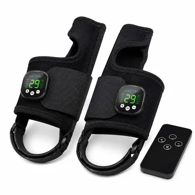 Produktbild von Elektrischer Hallux Valgus Korrektor, EMS Zehenorthese mit Mikrostrom,Zehenkorrektur Bandage für beide Füße,verstellbar,mit Fernbedienung und USB Akku