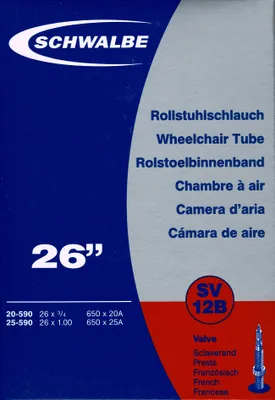 Produktbild von Schwalbe SV 12B 26 Zoll Schlauch Sclaverand Ventil