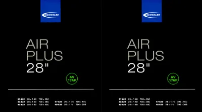 Produktbild von 2x Schwalbe Schlauch AV 17AP 28 Zoll (37/47-622/635) Air Plus