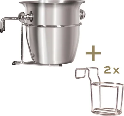 Produktbild von Zubehörset Becherhalter und Champagnerkühler