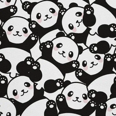Obrázok produktu pre Vonkajší DEKOSTOFFE OXFORD - Motiv Panda I DX476