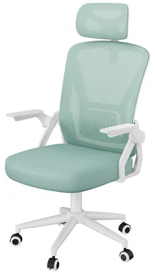 Produktbild von Bürostuhl Ergonomisch Schreibtischstuhl Höhenverstellbar, atmungsaktive Netzbespannung, um 360° drehbarer Stuhl mit Wippfunktion, Grün