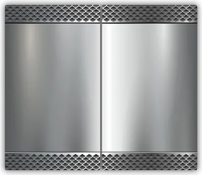 Produktbild von Tulup Glas-Herdabdeckplatte - 2x30x52cm - Glaskeramikkochfeld-Abdeckung Spritzschutz Zweiteilig Metall Hintergrund