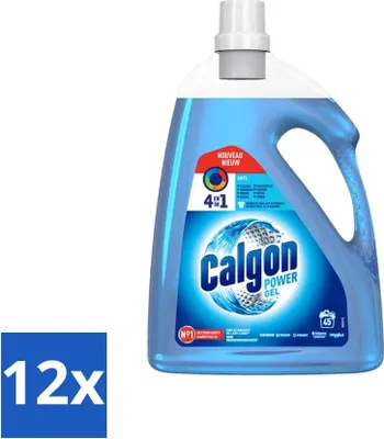 Zdjęcie produktu dla Calgon żel odkamieniający do pralek, 2,25 litra – opakowanie ekonomiczne – 12 sztuk