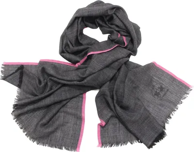 Productafbeelding van O5287 Sjaal voor dames, La Martina Woman, wollen sjaal, 74x178 cm