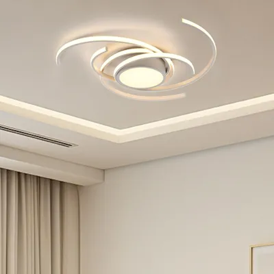 Produktbild von LQWELL Deckenleuchte LED Deckenlampe, 40W 3000K Küchenlampe Modern Schlafzimmerlampe aus Aluminium für Wohnzimmer Schlafzimmer Büro, 750*750*100mm