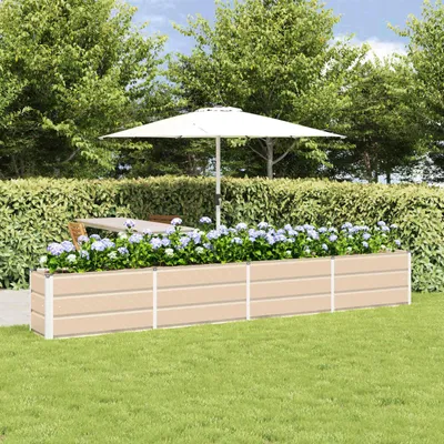 Produktbild von Maison Exclusive - Pflanzkübel Elfenbein 320 x 40 x 45 cm Stahl