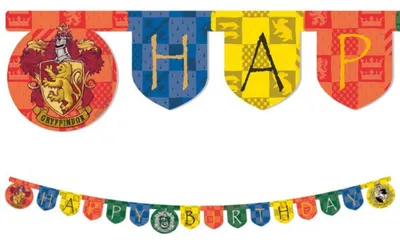 Immagine prodotto di Striscione di buon compleanno Harry Potter