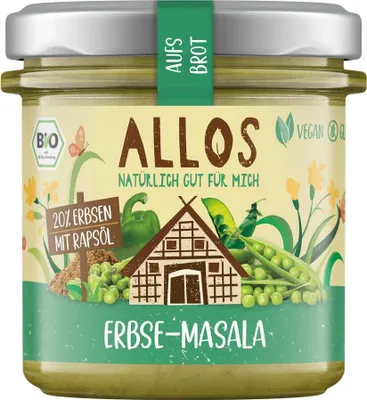 Immagine prodotto di Sul pane - Piselli e Masala 140g