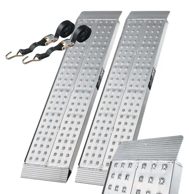 Produktbild von TRUTZHOLM 2x Auffahrrampe Alu starr 120 cm 544 kg Traglast Motorradrampe