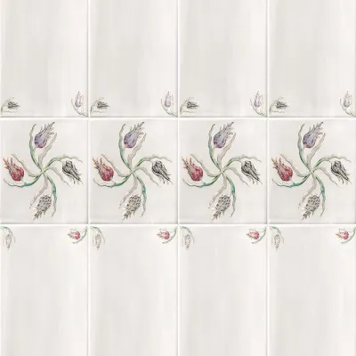 Produktbild von VILO Wandpaneele Motivo PVC - Wasserfest - 3D Effekt - Innenbereich - 25 x 265 cm - 4 Stück Tulpen