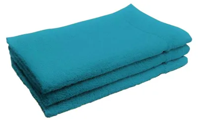 Zdjęcie produktu dla Klasyczny ręcznik mały cyjan 30x50 cm, 100% bawełna