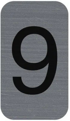 Produktbild von EXACOMPTA Selbstklebeschild Zahl "9" 25 x 44 mm