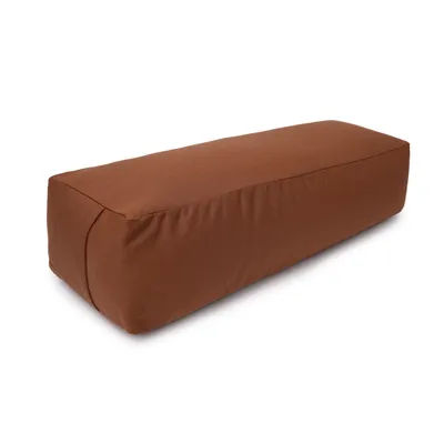 Zdjęcie produktu dla yogabox Poduszka prostokątna do jogi i pilatesu D – wyprodukowana lokalnie – kolor kasztanowy 60 x 20 x 14 cm Łuski gryki