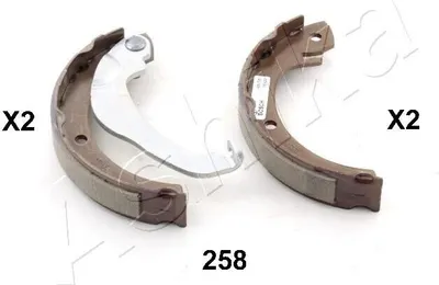 Produktbild von ASHIKA 55-02-258 Bremsbacken und Zubehör