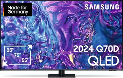 Produktbild von SAMSUNG GQ65Q70D QLED TV (Flat, 65 Zoll / 163 cm, UHD 4K, SMART TV, Tizen)