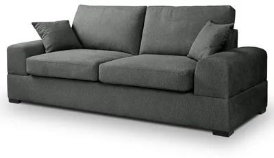 Produktbild von Sofa "Novana" in grau Strukturstoff 3-Sitzer 221 cm
