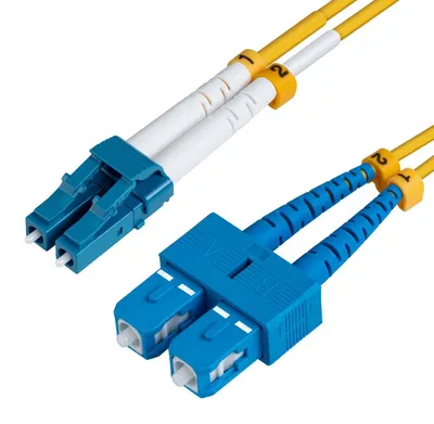 Image de Microconnect FIB421010 câble InfiniBand et à fibres optiques 10 m LC SC Jaune