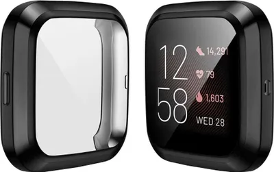 Produktbild von Strap-it Fitbit Versa 2 TPU-Schutzhülle (Schwarz)