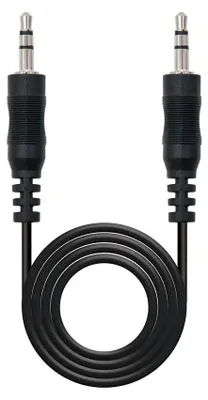 Produktbild von Nanocable 10.24.0103, 3.5mm, Männlich, 3.5mm, Männlich, 3 m, Schwarz