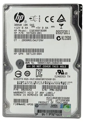 Produktbild von Eg0300Fbdbr Hp 300Gb 10K 6G Sff Sas Sc Hdd Huc106030Css600