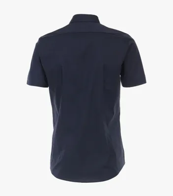 Produktbild von Venti - Body Fit - Bügelleichtes Herren Kurzarm Hemd mit Kent Kragen (001930), Größe:39, Farbe:Blau (116)