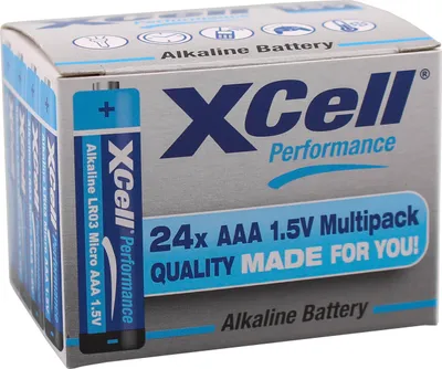 Obrázek produktu pro XCell 149975, Baterie na jedno použití, AAA, Alkalický, 1,5 V, 24 kusů, 1300 mAh