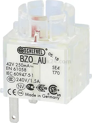 Produktbild von Georg Schlegel Tastkontaktgeber, 1Ö Kontaktgeber BZ Flachstecker 2,8mm x 0,8mm - 1 Stück