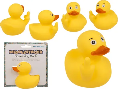 Produktbild von OOTB Mittelfinger Quietsche-Ente 8 cm