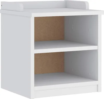 Immagine prodotto di Panca da Corridoio SANDNES Bianca 45x40x50 cm in Legno di Pino