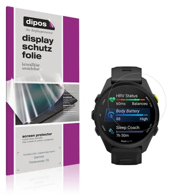 Produktbild von 6x Schutzfolie für Garmin Forerunner 70 klar Displayschutzfolie Folie Display Schutz dipos