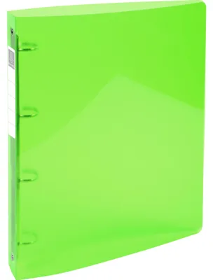 Produktbild von Exacompta 10x mittelfestes Ringbuch 4 Ringe PP 700µ PP- A4 Maxi Anisgrün 51771E