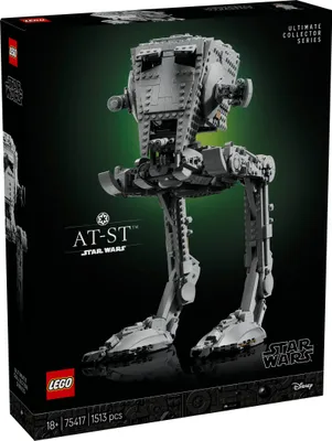 Productafbeelding van LEGO Star Wars AT-ST (Kampfloper) - Creatief speelgoed voor volwassenen - Constructiespeelgoed om te bouwen en te exposeren - Star Wars decoratie en modelbouw - Cadeau voor mannen en vrouwen - 75417