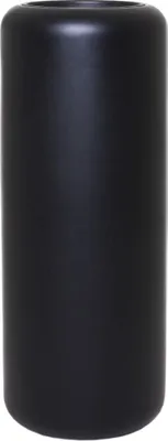 Image de VIVANNO Vase de sol en fibre de verre MERA Rond, noir mat - 35x95 cm